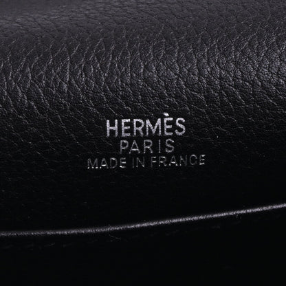 HERMES ポシェットケリー　エヴァ―グレイン　黒　SS　□I刻印