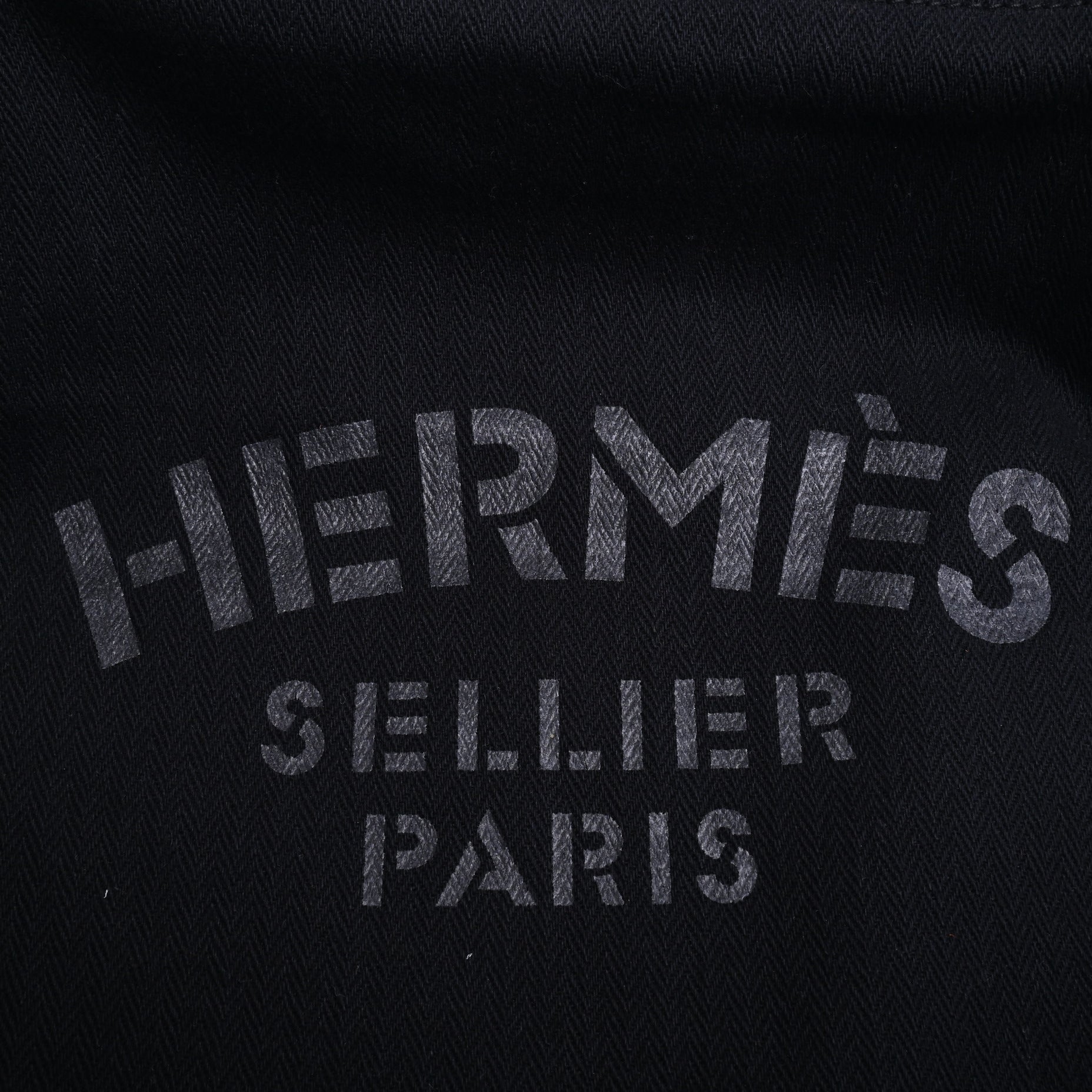 HERMES アリーヌMM　トワルシェブロン　黒 ◻︎P刻印