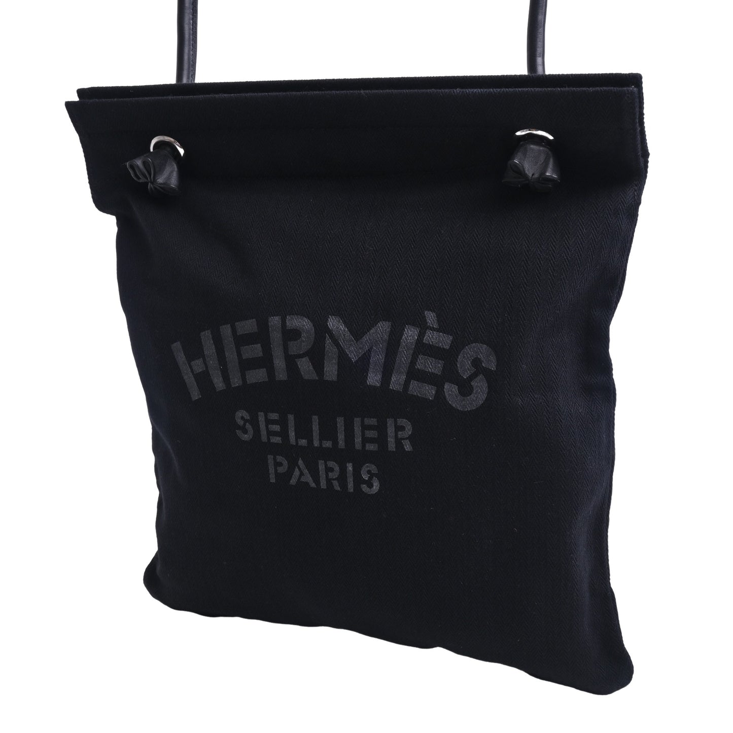 HERMES アリーヌMM　トワルシェブロン　黒 ◻︎P刻印