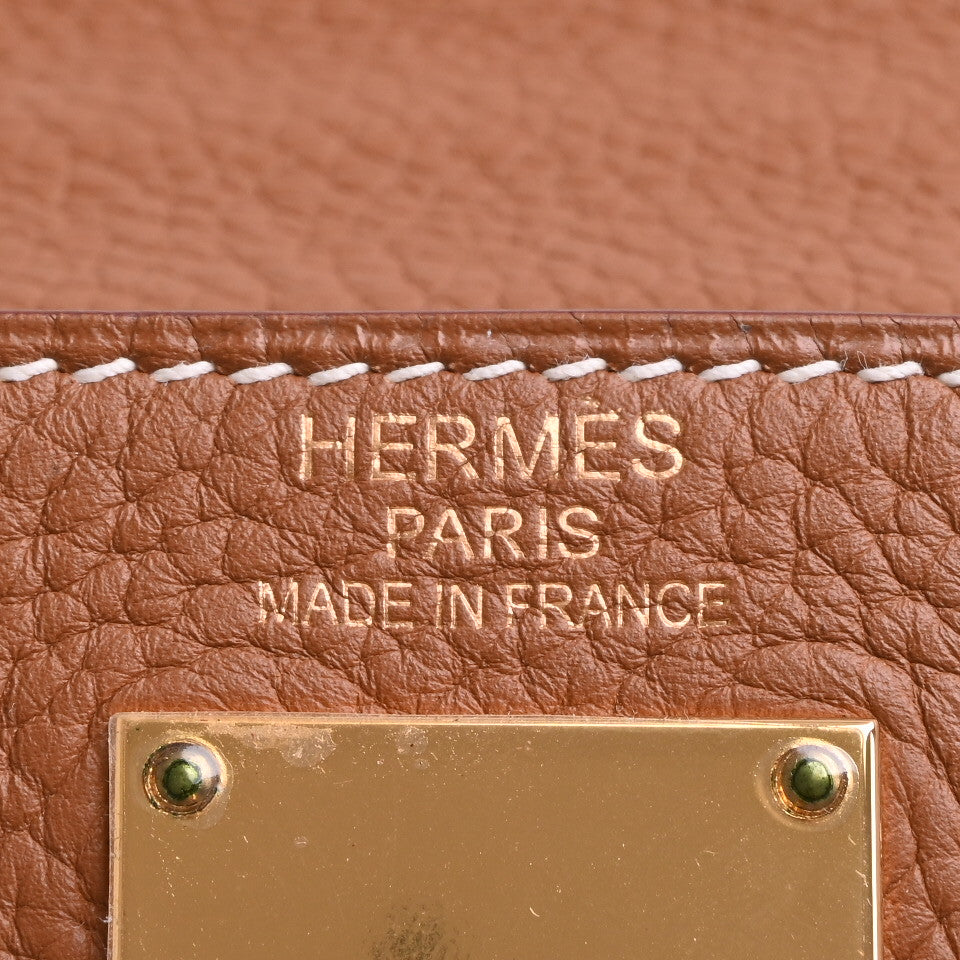 HERMES ショルダーケリー　フリンジ　トリヨンクレマンス　ゴールド　GP　□M刻印