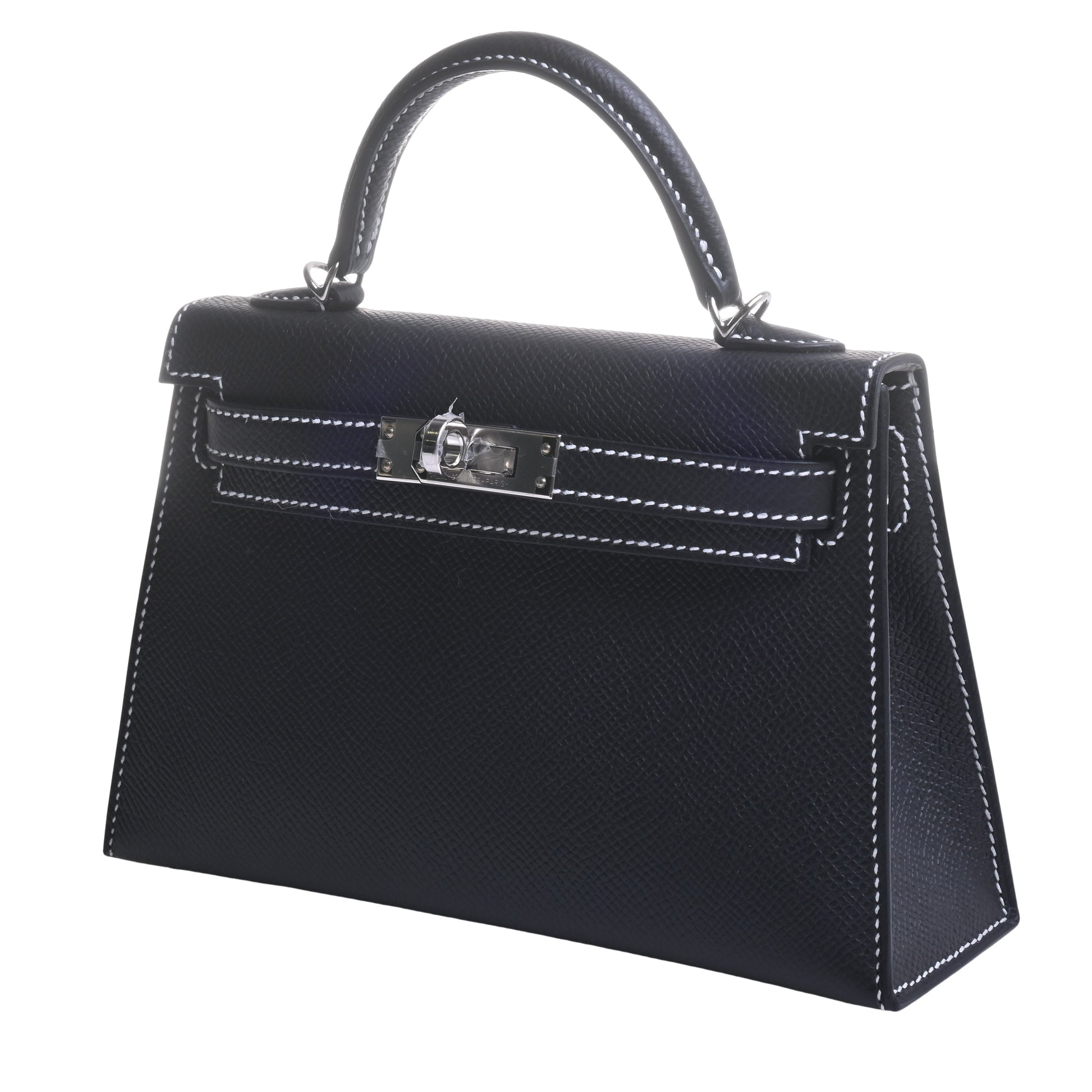 HERMES ミニケリー2　パーソナルオーダー　ヴォーエプソン　黒　パールグレー　SS　W刻印