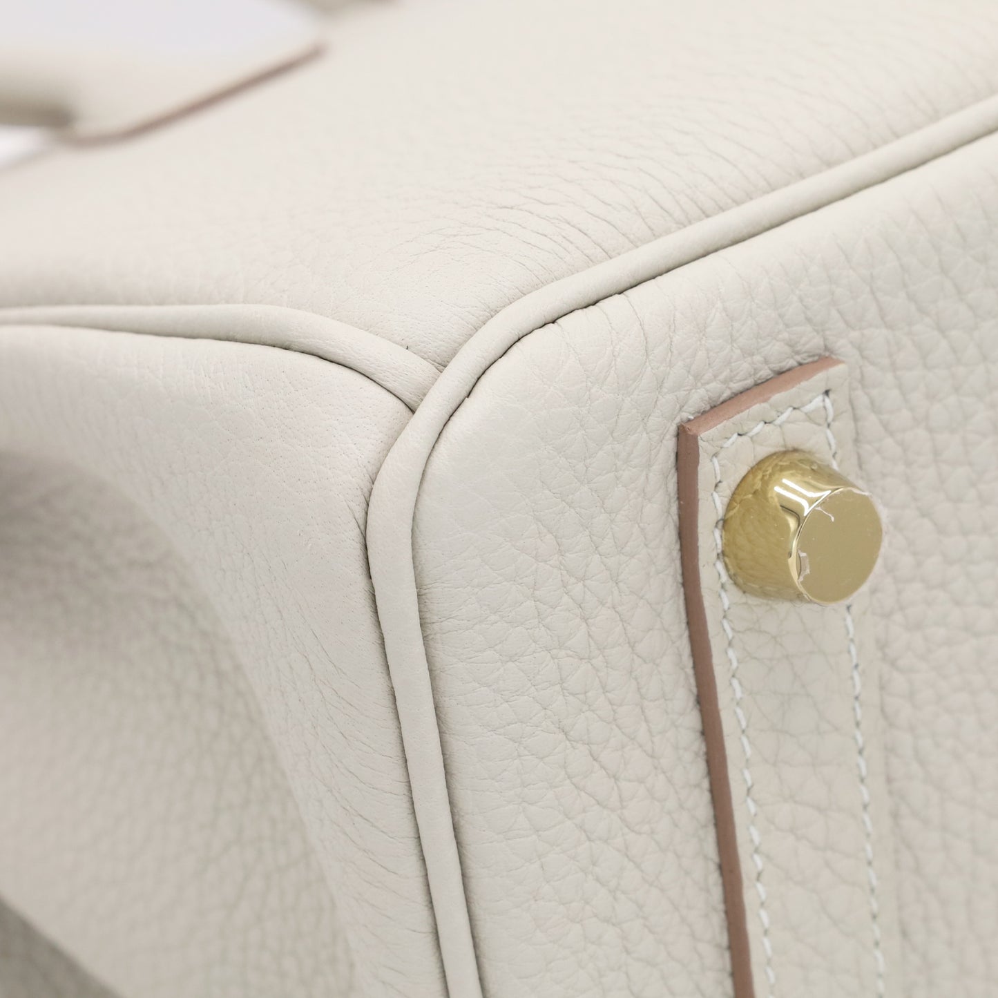 バーキン25　トゴ　パールグレー　GP　K刻印