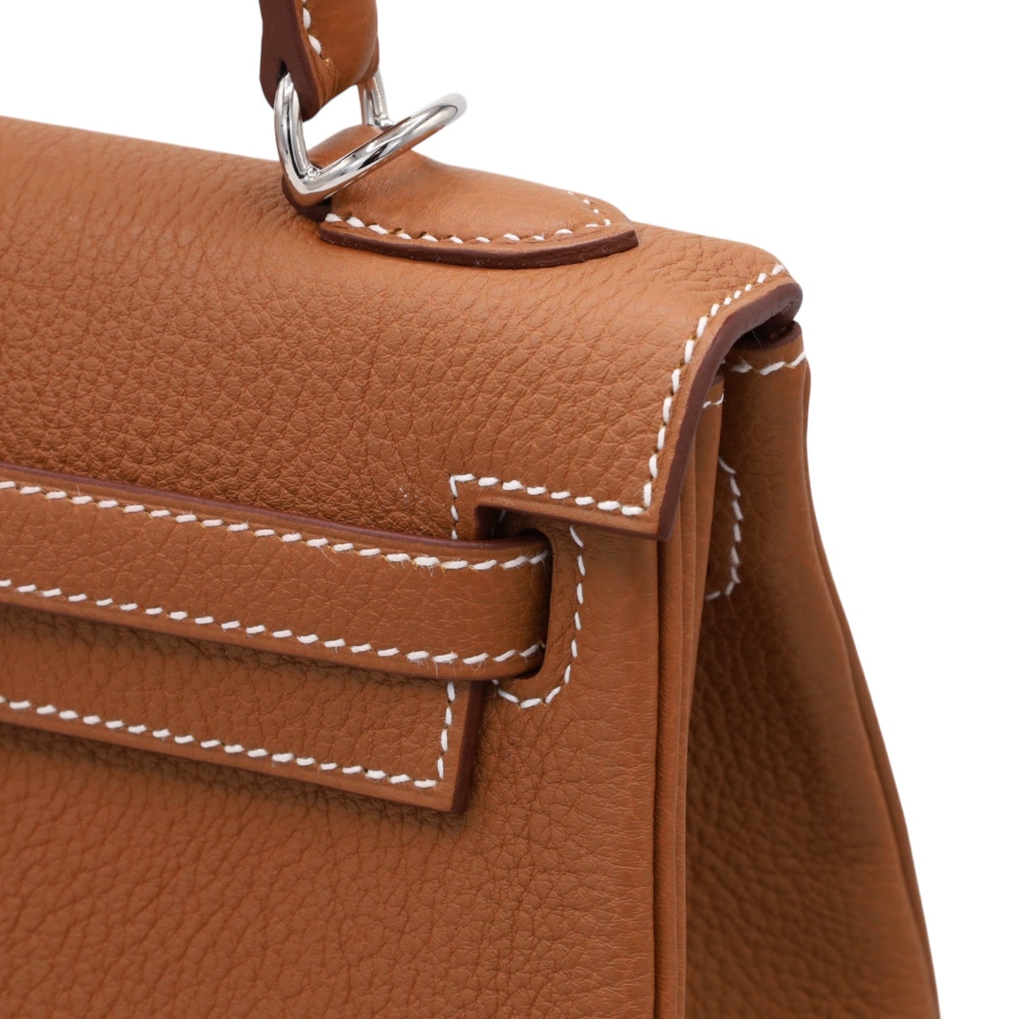 Kelly 25 Togo Gold SS W engraved