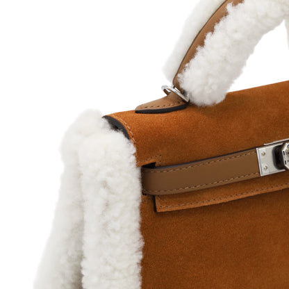 迷你凯莉包 2 泰迪沃斯威夫特木桐灰麂皮本色阿尔赞 SS B 邮票