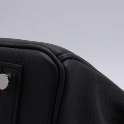 Birkin 25 Togo Black SS KStamp