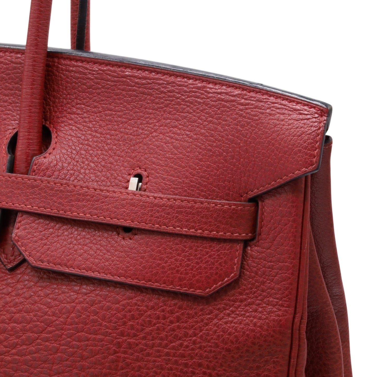 Birkin 45 Long Shoulder Buffle Skipper Rouge Ash SS □DStamp