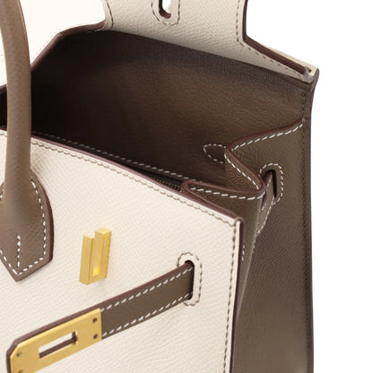 バーキン25　パーソナルオーダー　セリエ　ヴォーエプソン　クレ　エトゥープ　マットGP　Z刻印