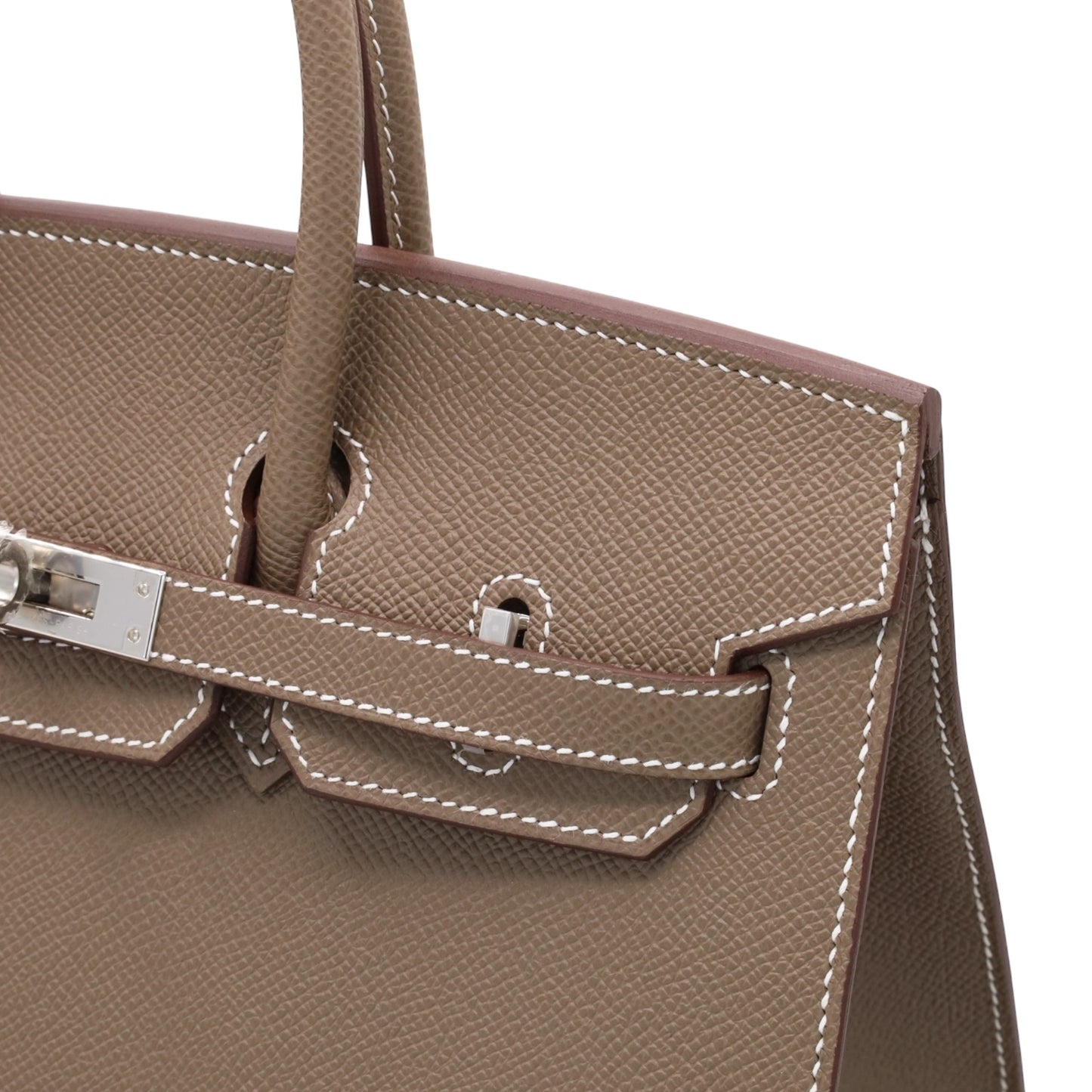 バーキン25　セリエ　ヴォーエプソン　エトゥープ　SS　U刻印