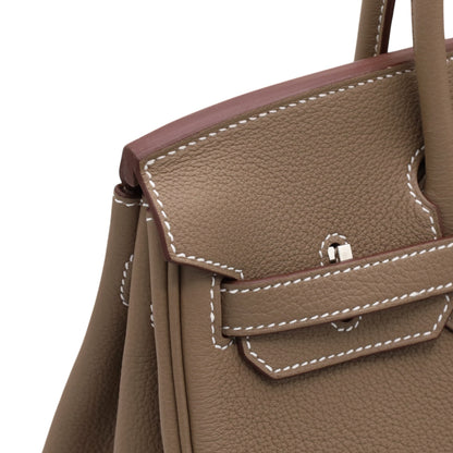 バーキン25　トゴ　エトゥープ　SS　Ｗ刻印