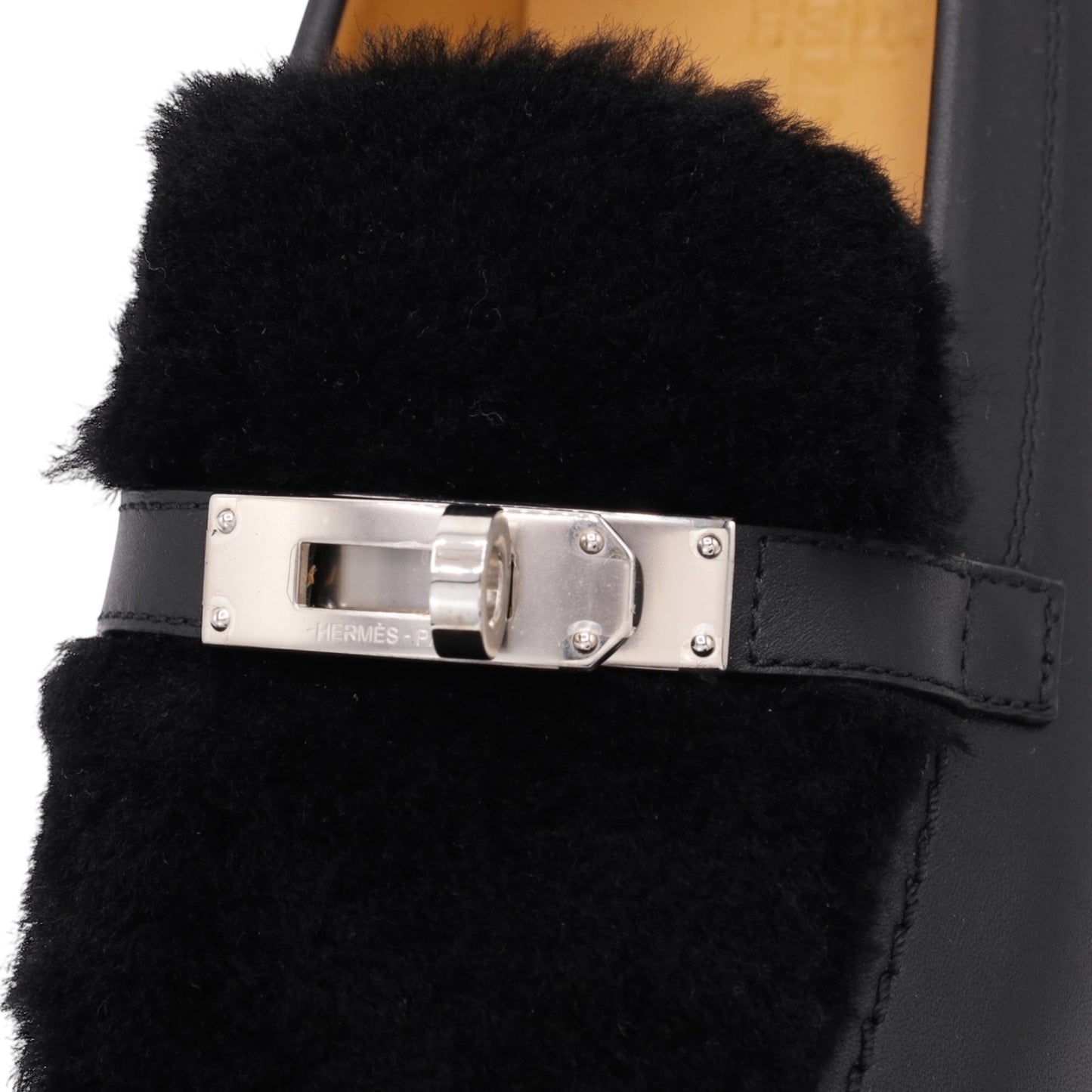 モカシン　アイコン　ブラック　37.5