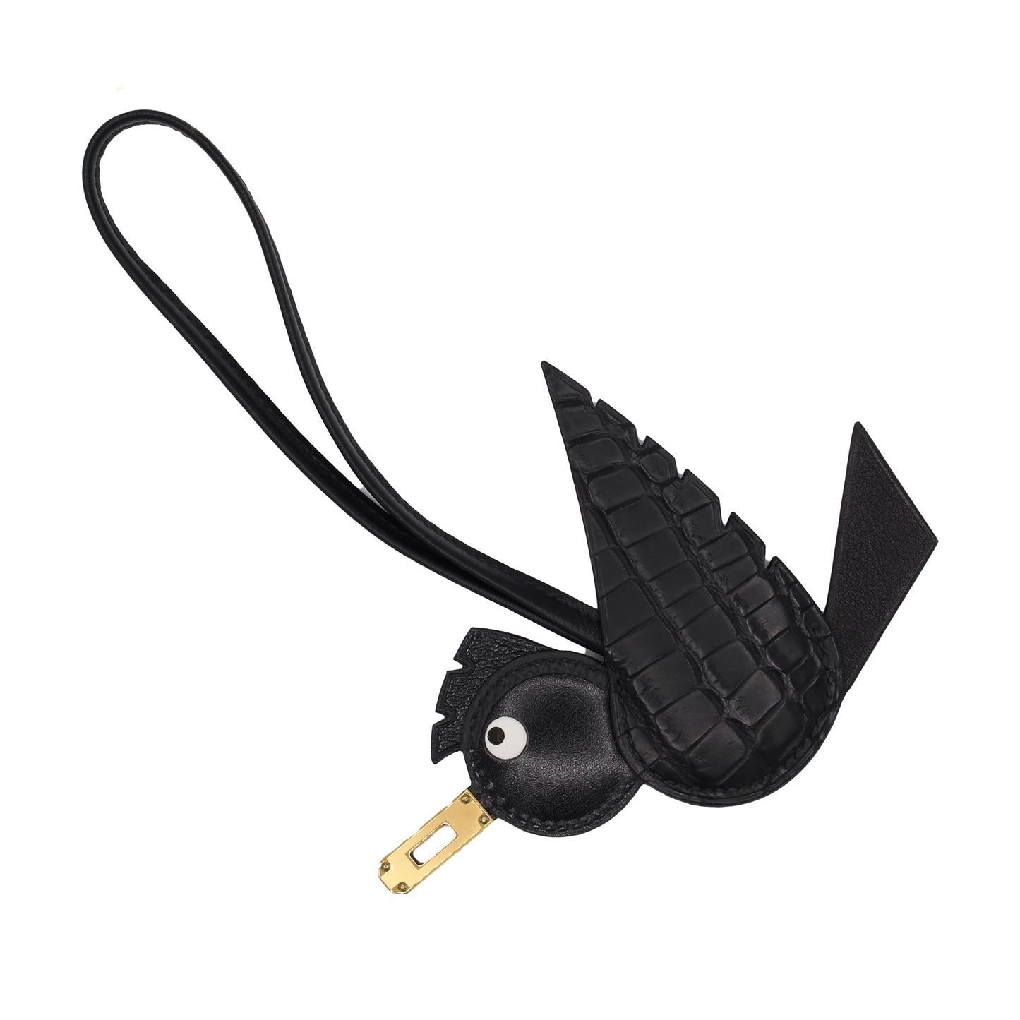 Birdie Charm Touch Vaux Swift Alligator Matte Black GP BStamp