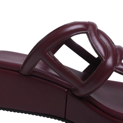 サンダル　ジプシー　ボルドー　37