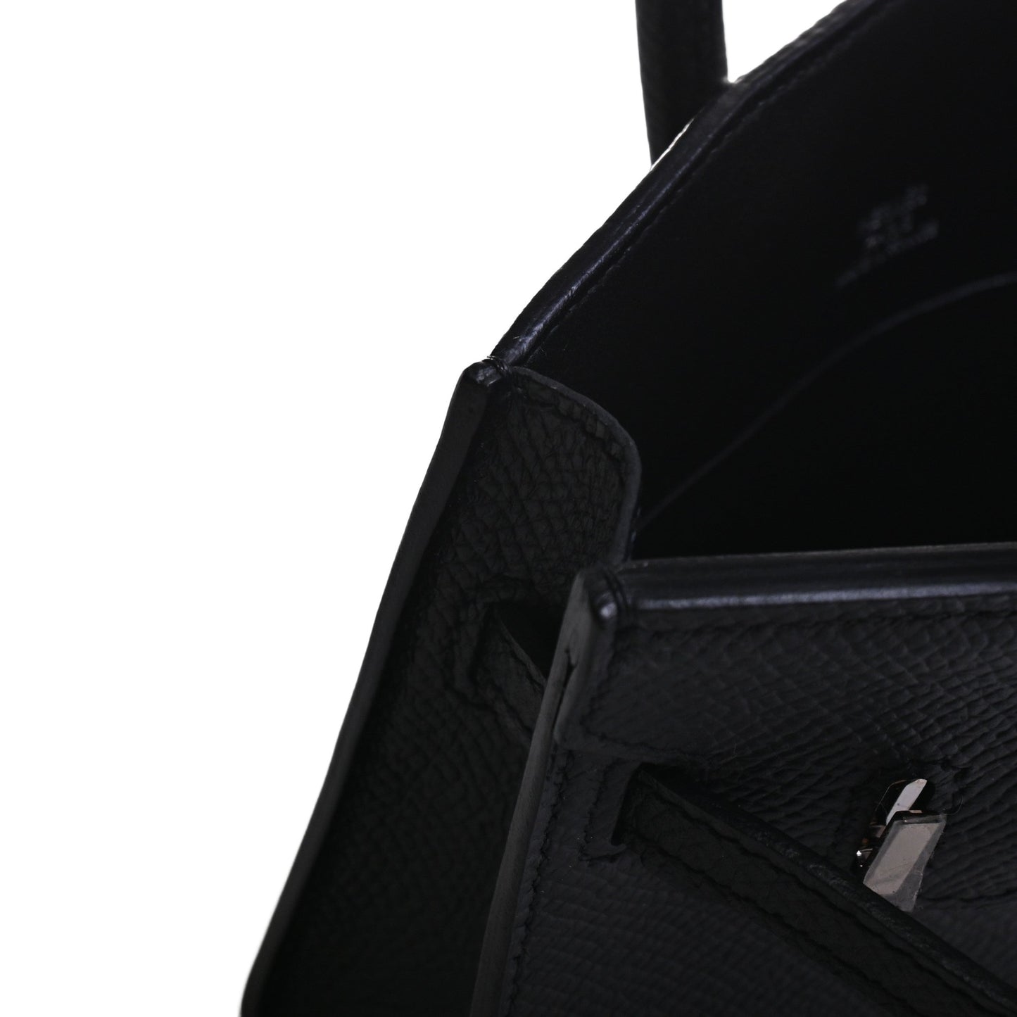 バーキンタイニー　ヴォーエプソン　ブラック　SS　□O刻印