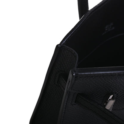 バーキンタイニー　ヴォーエプソン　ブラック　SS　□O刻印