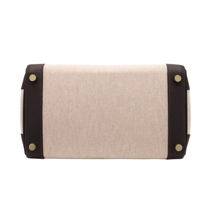 バーキン25　ヴォースイフト　トワルアッシュ　 べブラン　エクリュ　GP　K刻印