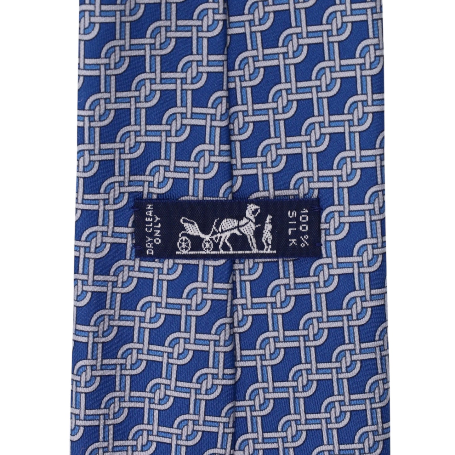 ネクタイ　シルク　ブルー