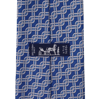 ネクタイ　シルク　ブルー