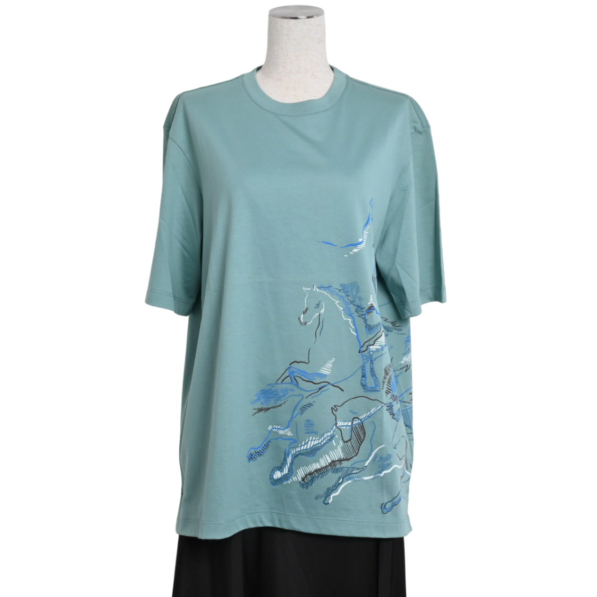 Tシャツ　カヴァルカード　コットン　ミント　S