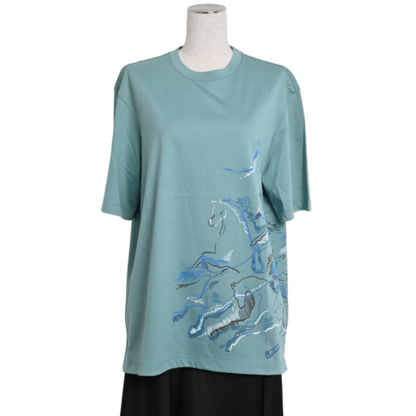Tシャツ　カヴァルカード　コットン　ミント　S