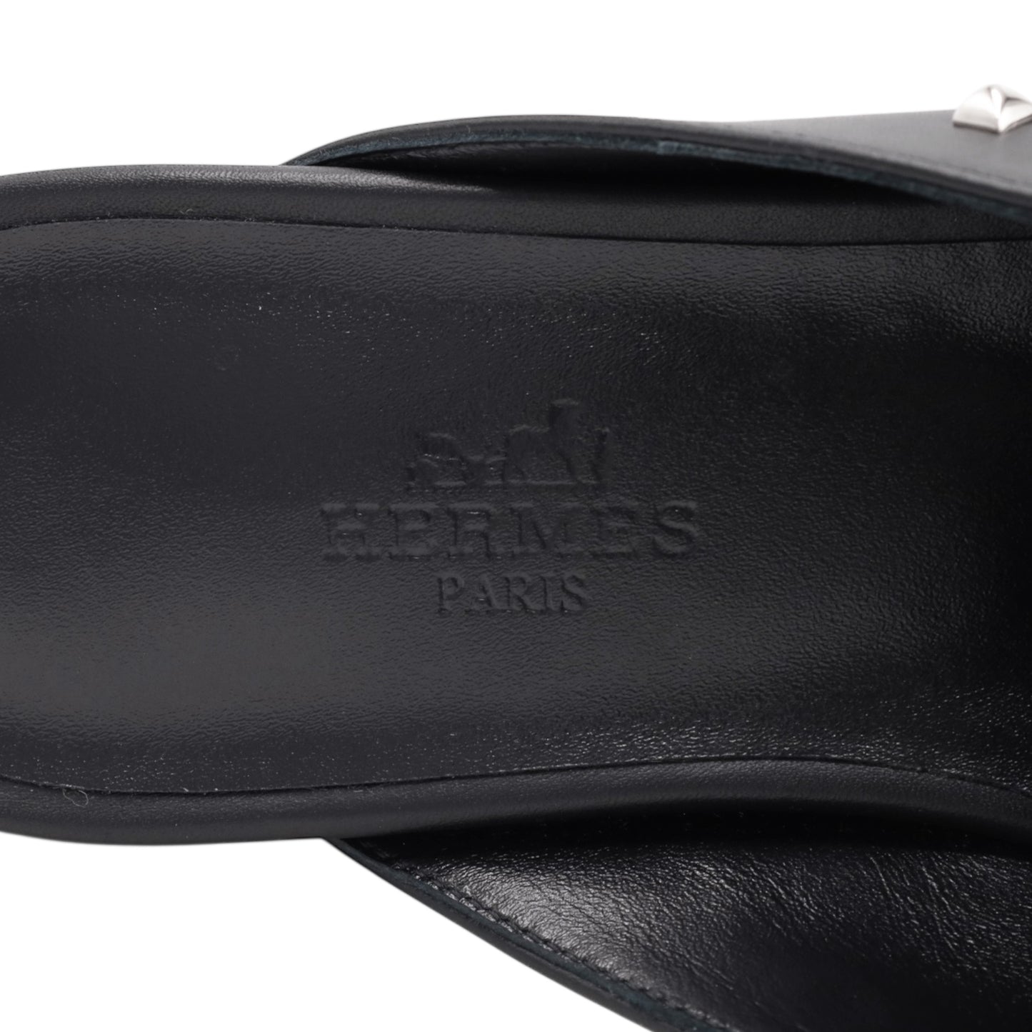 オズ　ミュール　サンダル　メドールスタッズ　ブラック　SS　36