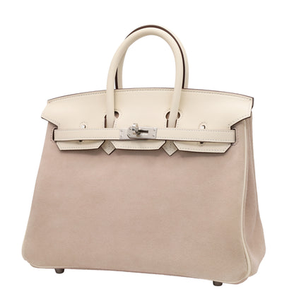 Birkin 25 GrizzlyVeauSwift Glycine Nata SS UStamp