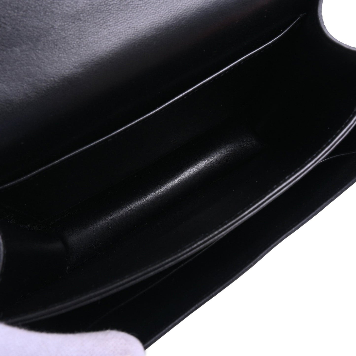 コンスタンスミニ　リザード　ブラック　ルテニウム金具　□I刻印