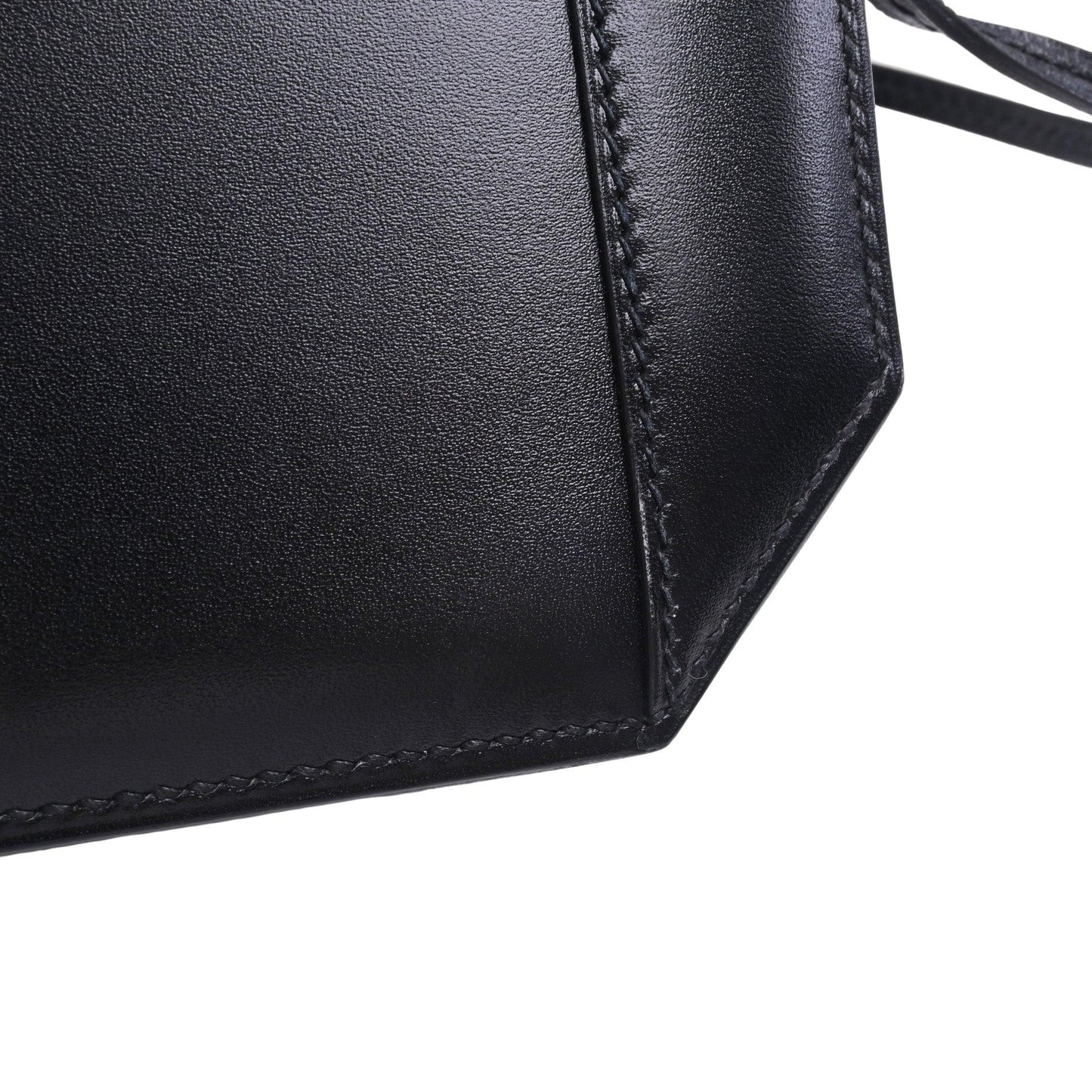 POUDRIER　ボックスカーフ　ブラック　GP　□R刻印