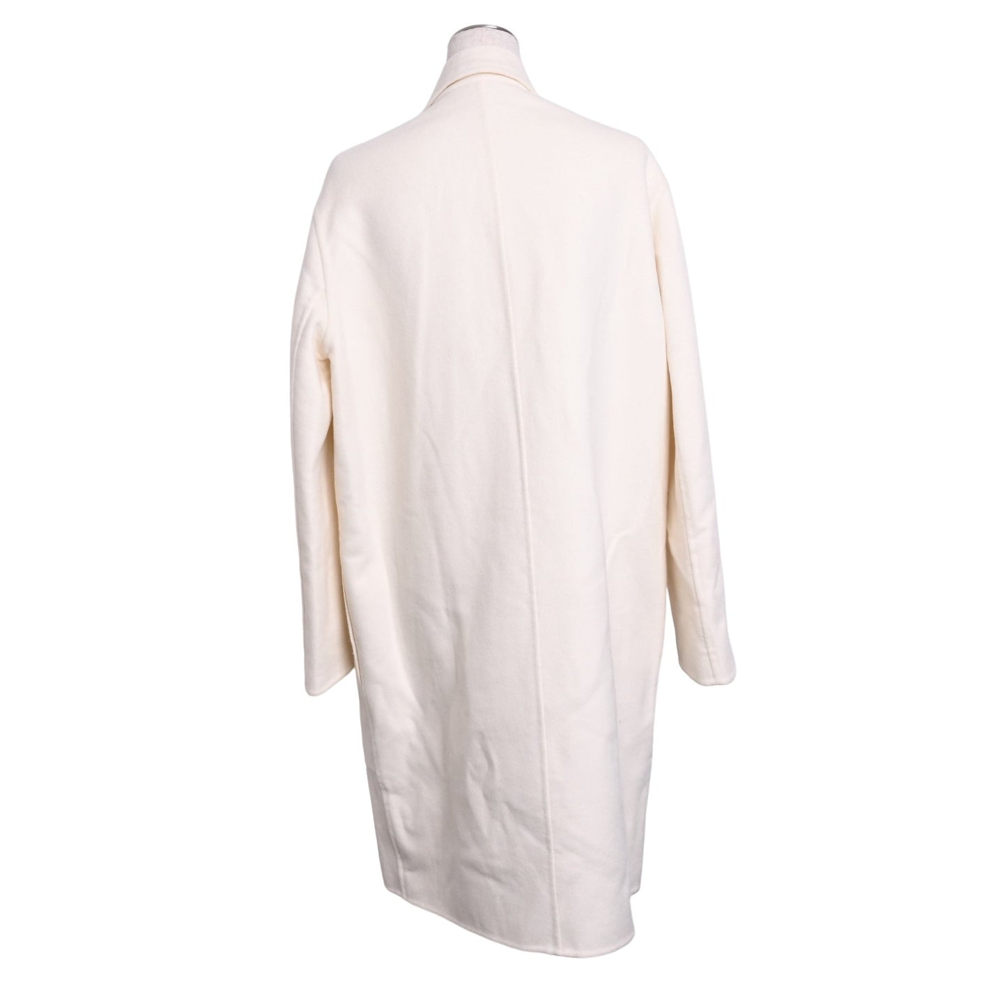 チェスターコート　カシミヤ　ホワイト　38