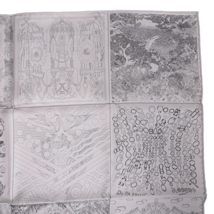 カレ60　ロボカバール　シルク　グレー