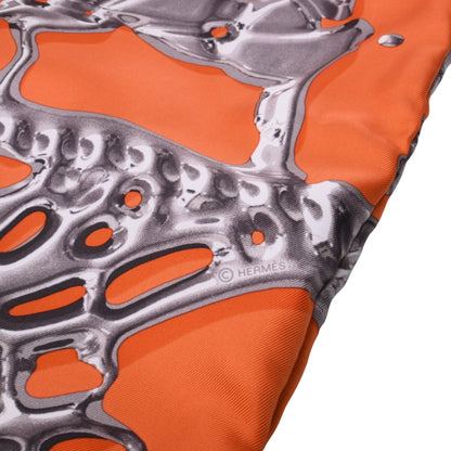 丝滑的城市PM银滴丝绸橙色白色SS□n刻