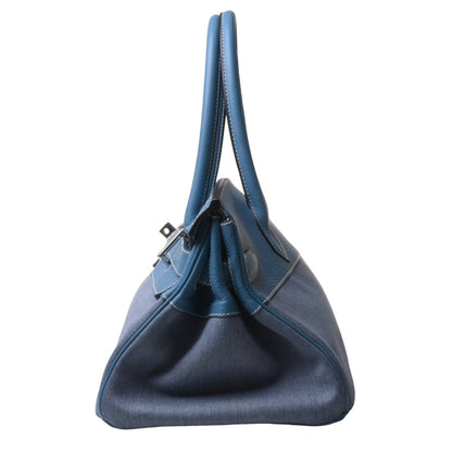 Shoulder Birkin Torillon Clemence Denim Blue Jean SS □K engraved