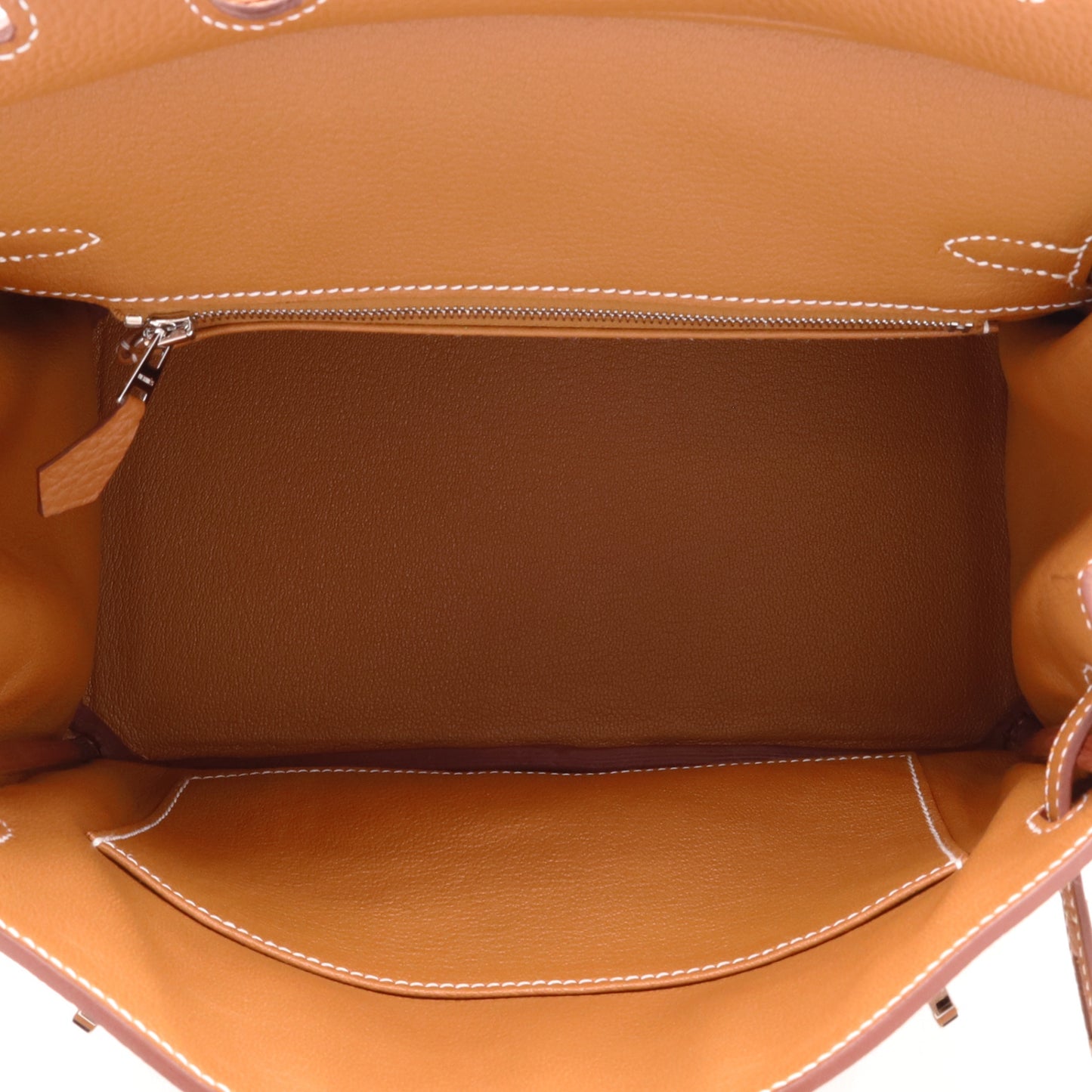 Birkin 25 Togo Gold SS K stamp