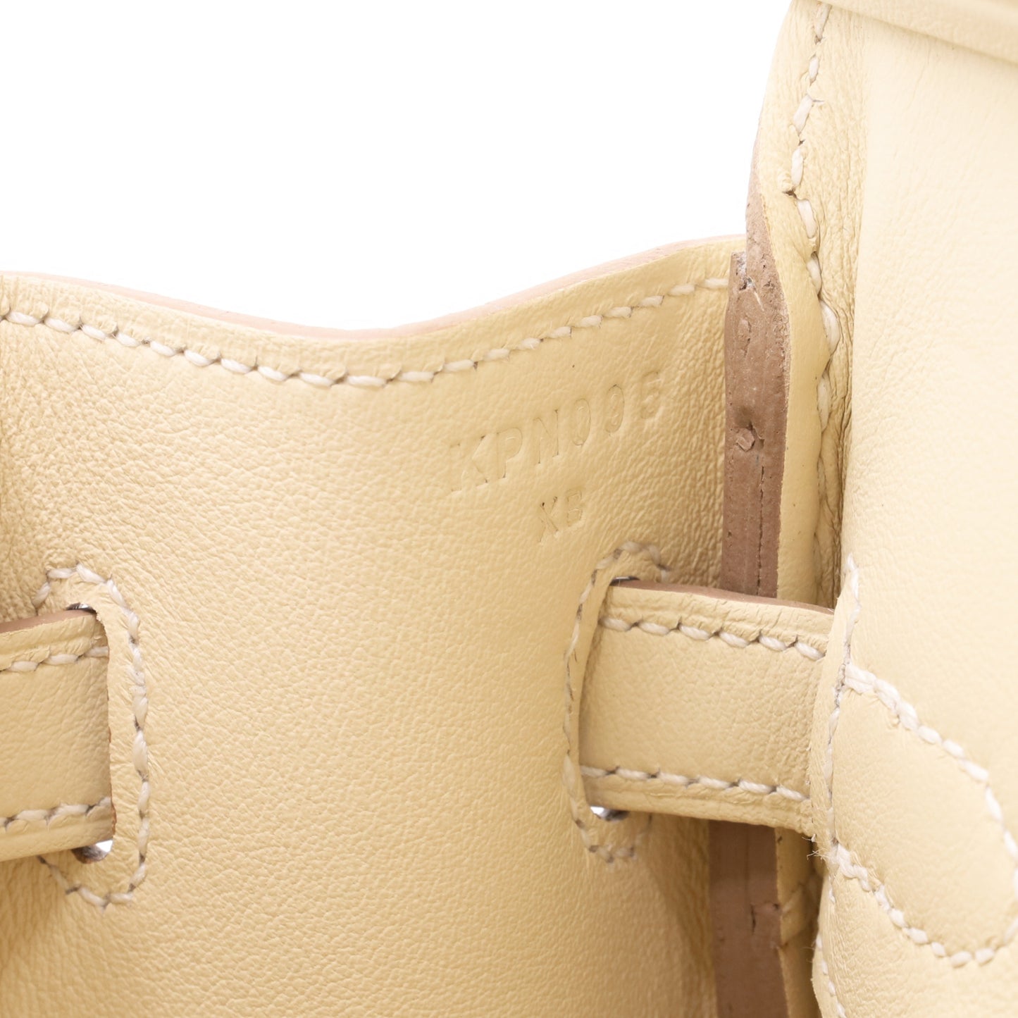 Birkin 25 Vaux Swift Cle SS K stamp