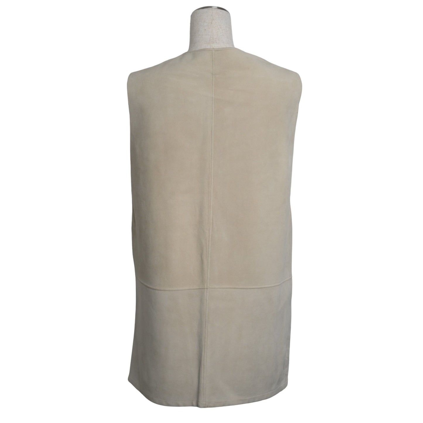 ヴァルーズ　ベスト　スエード　アイボリー　36