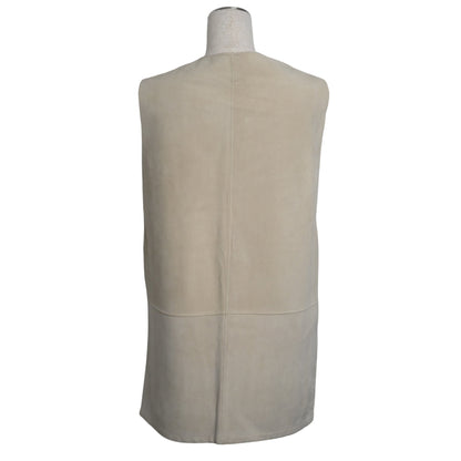 ヴァルーズ　ベスト　スエード　アイボリー　36