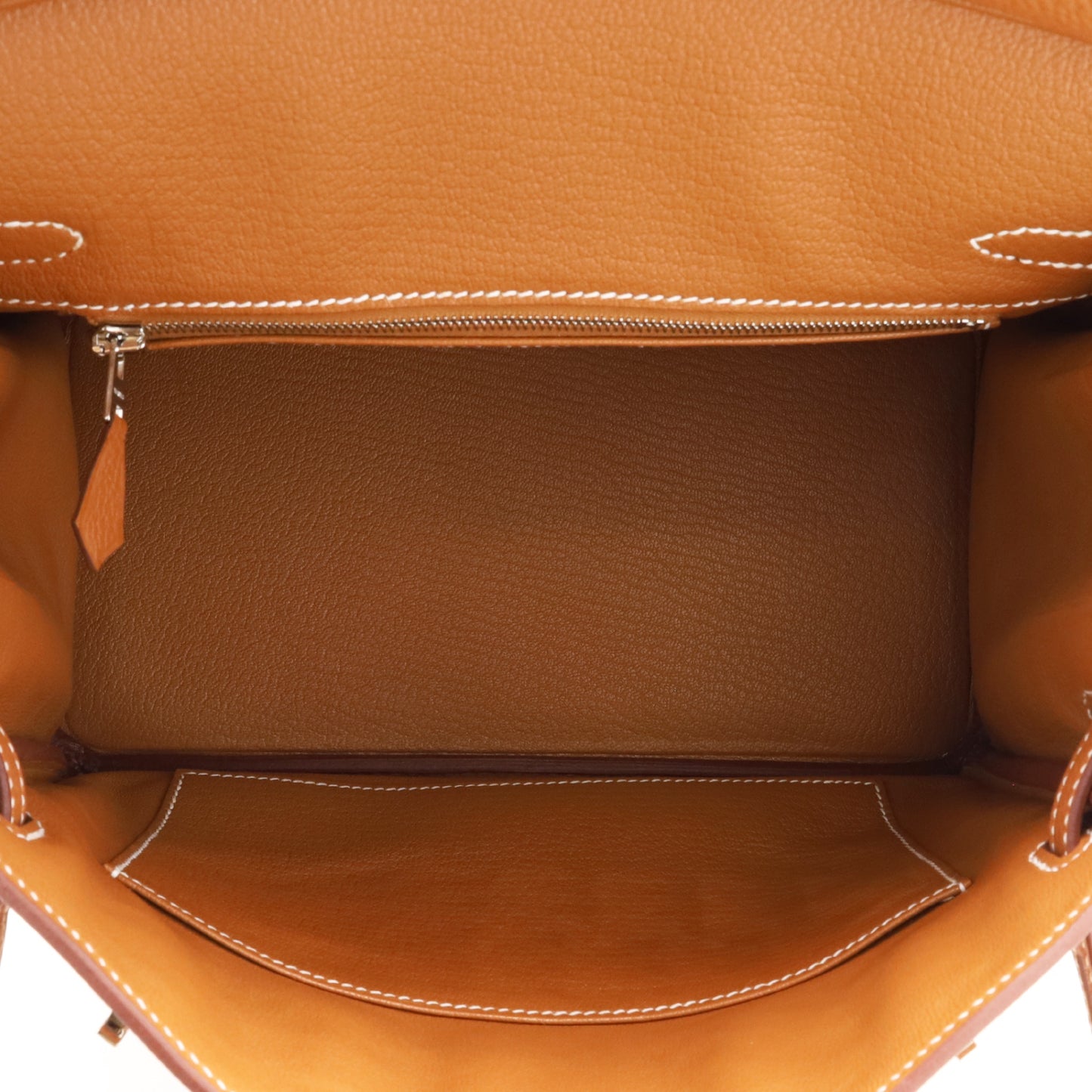 Birkin 25 Togo Gold SS KStamp