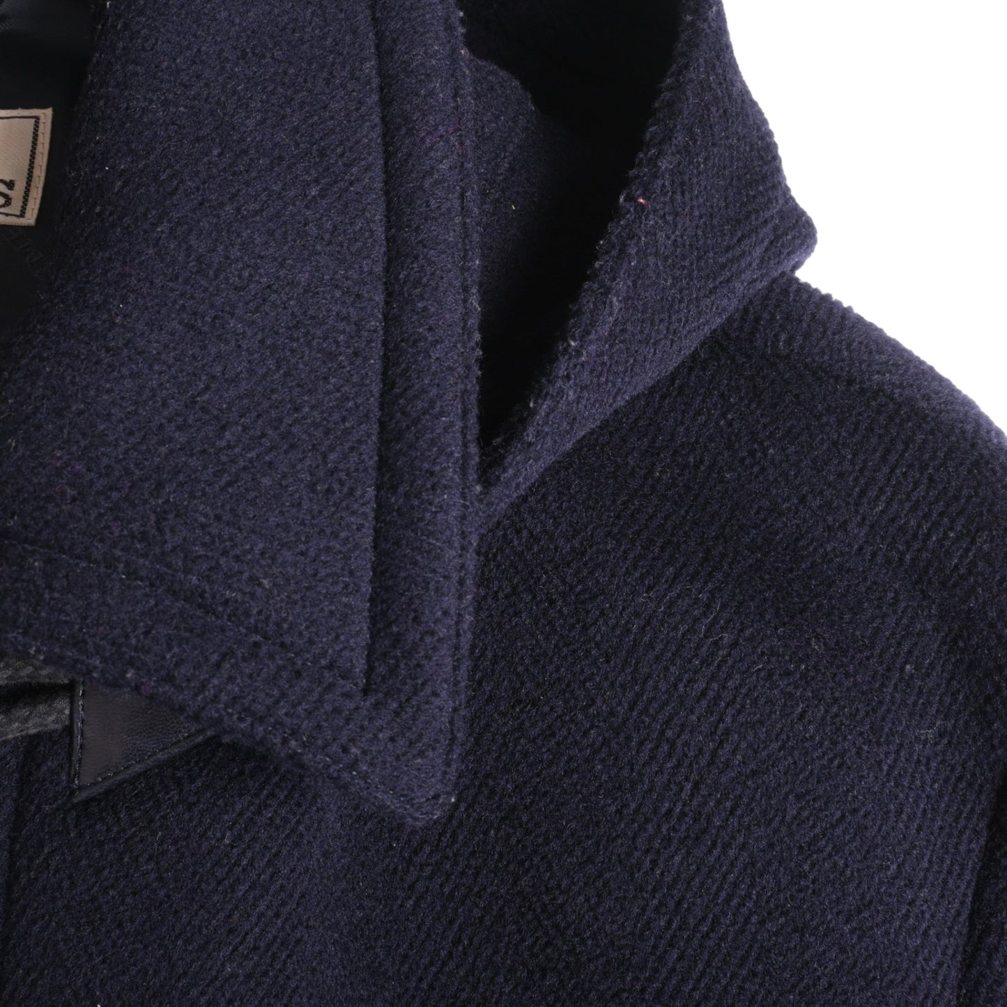 ダッフルコート　ウール　ネイビー　44