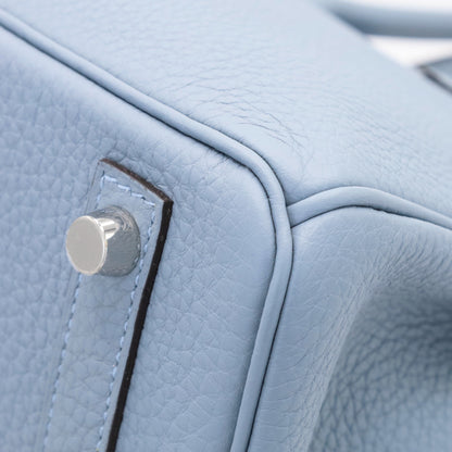 Birkin 25 Verso Togo Blue Run 米色 de Weimar SS U刻印