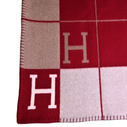 プレートアヴァロン3　毛　カシミヤ　エクリュ　ルージュアッシュ