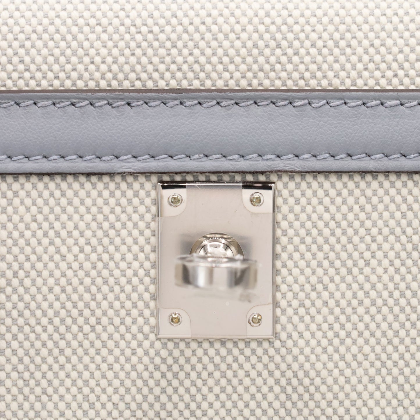 ケリー25　トワルアッシュ　ヴォースイフト　ブルーグラシエ　エクリュ　SS　K刻印