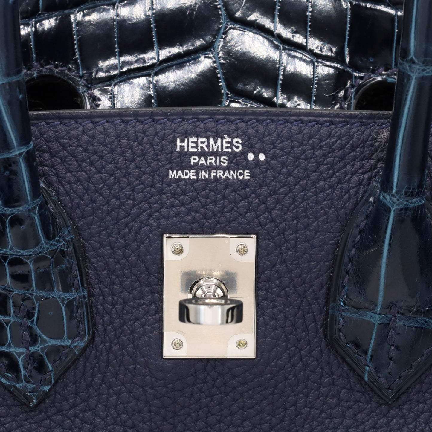 バーキン25　タッチ　トゴ　ニロティカス　ブルーニュイ　SS　Y刻印