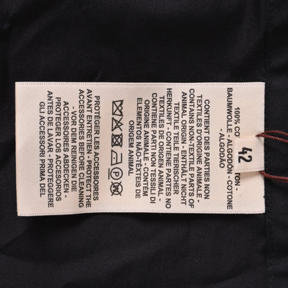 シャツワンピース　コットン　ブラック　42