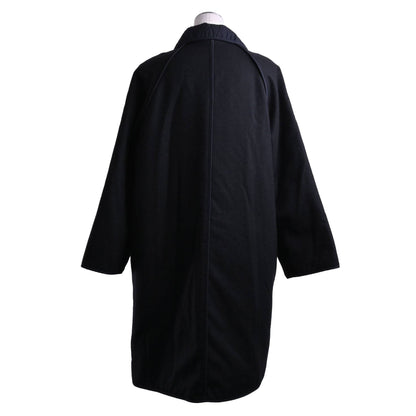 コート　ウール　ナイロン　ブラック　34