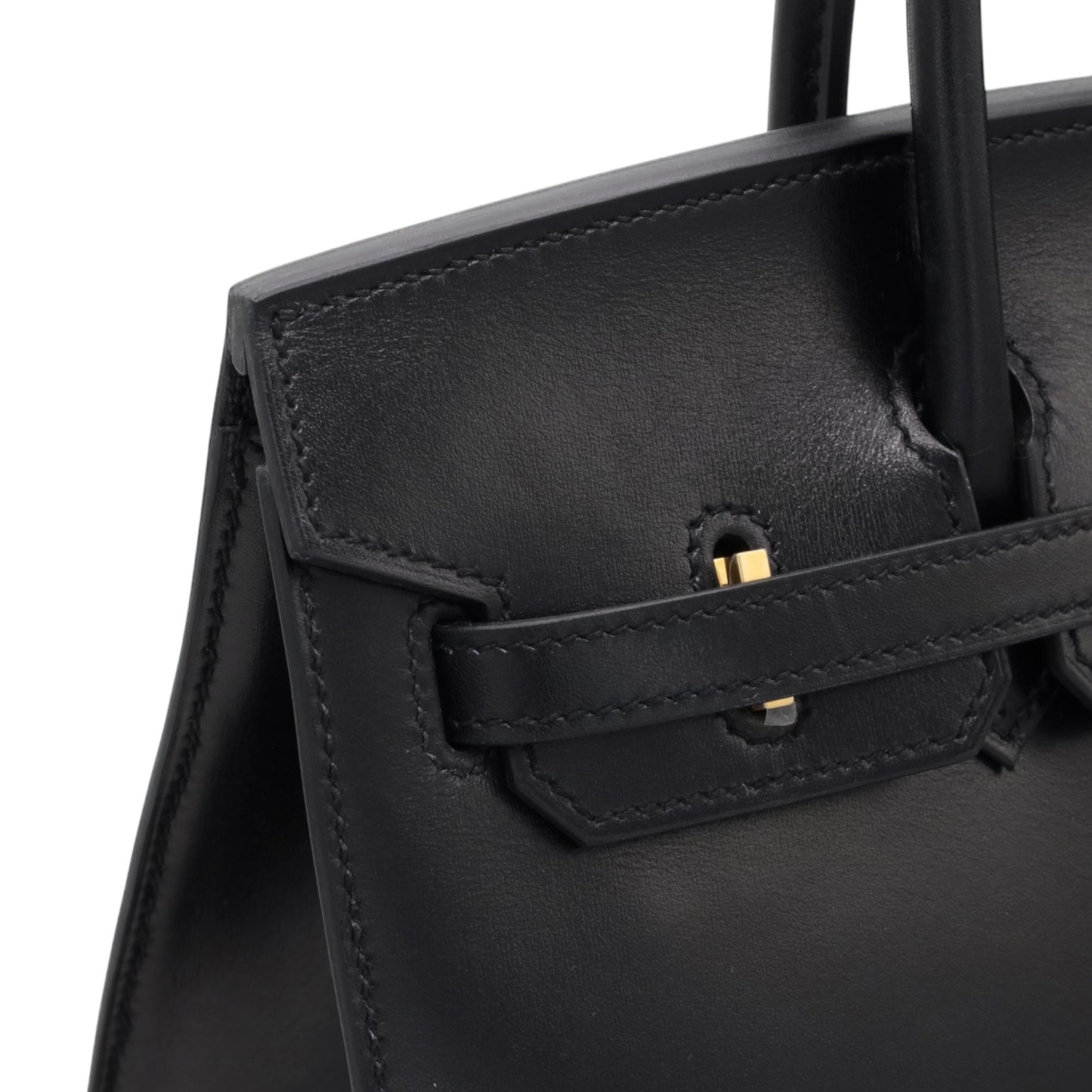 バーキン25　セリエ　ボックスカーフ　ブラック　GP　W刻印