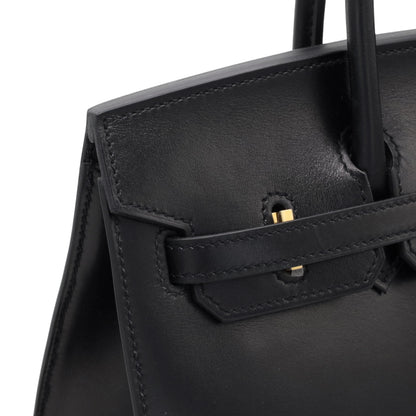 バーキン25　セリエ　ボックスカーフ　ブラック　GP　W刻印