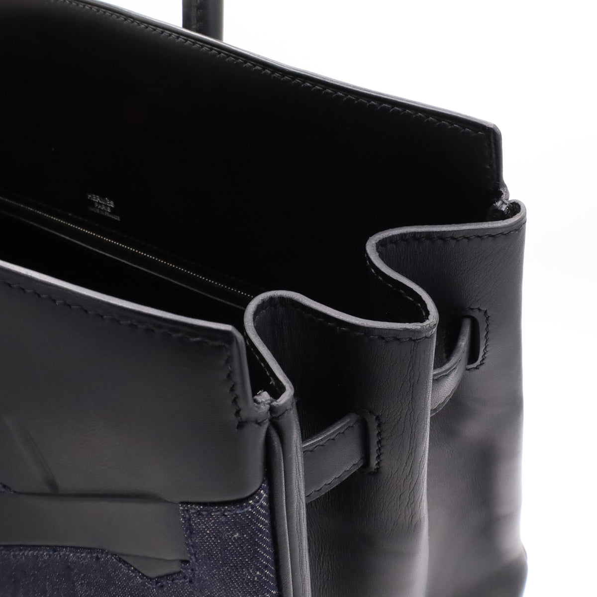 Shadow Birkin 35VeauBarenia Denim Black SS □NStamp