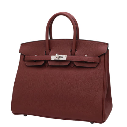 Birkin 25 多哥红灰 SS GStamp