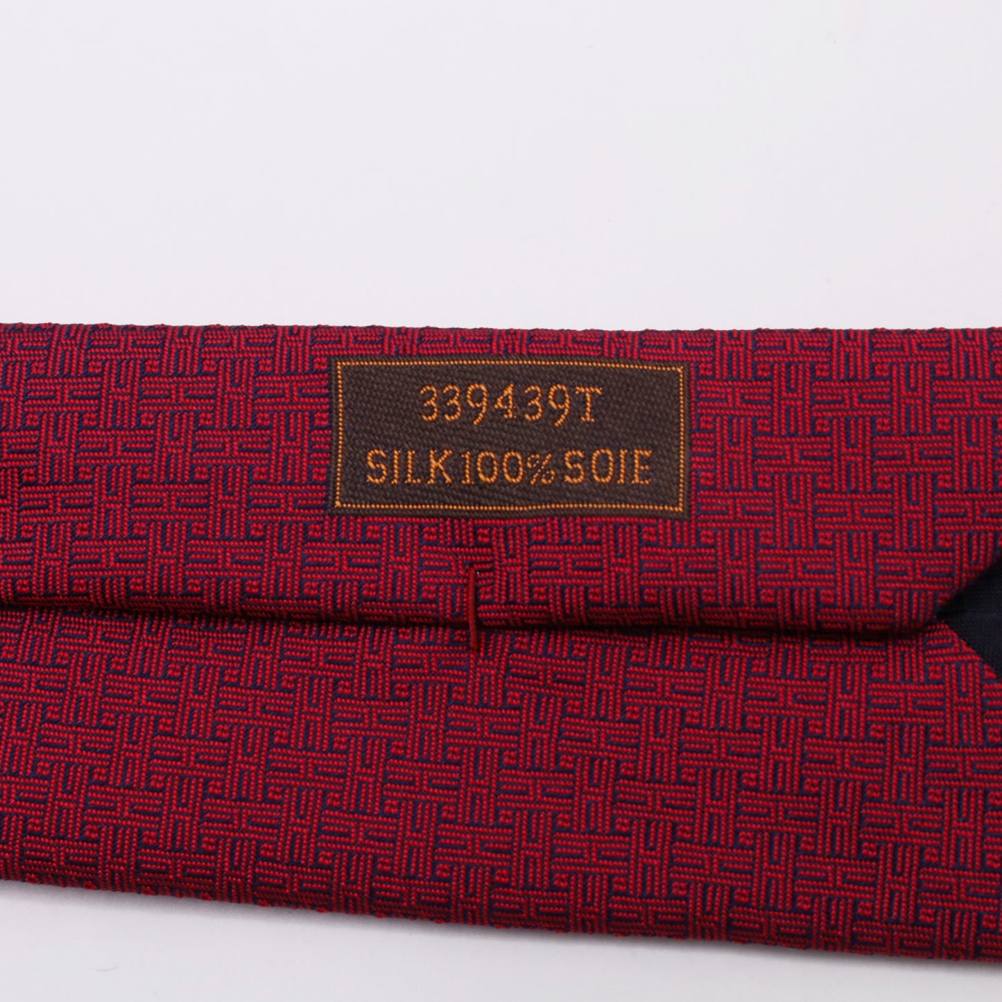 Tie silk red