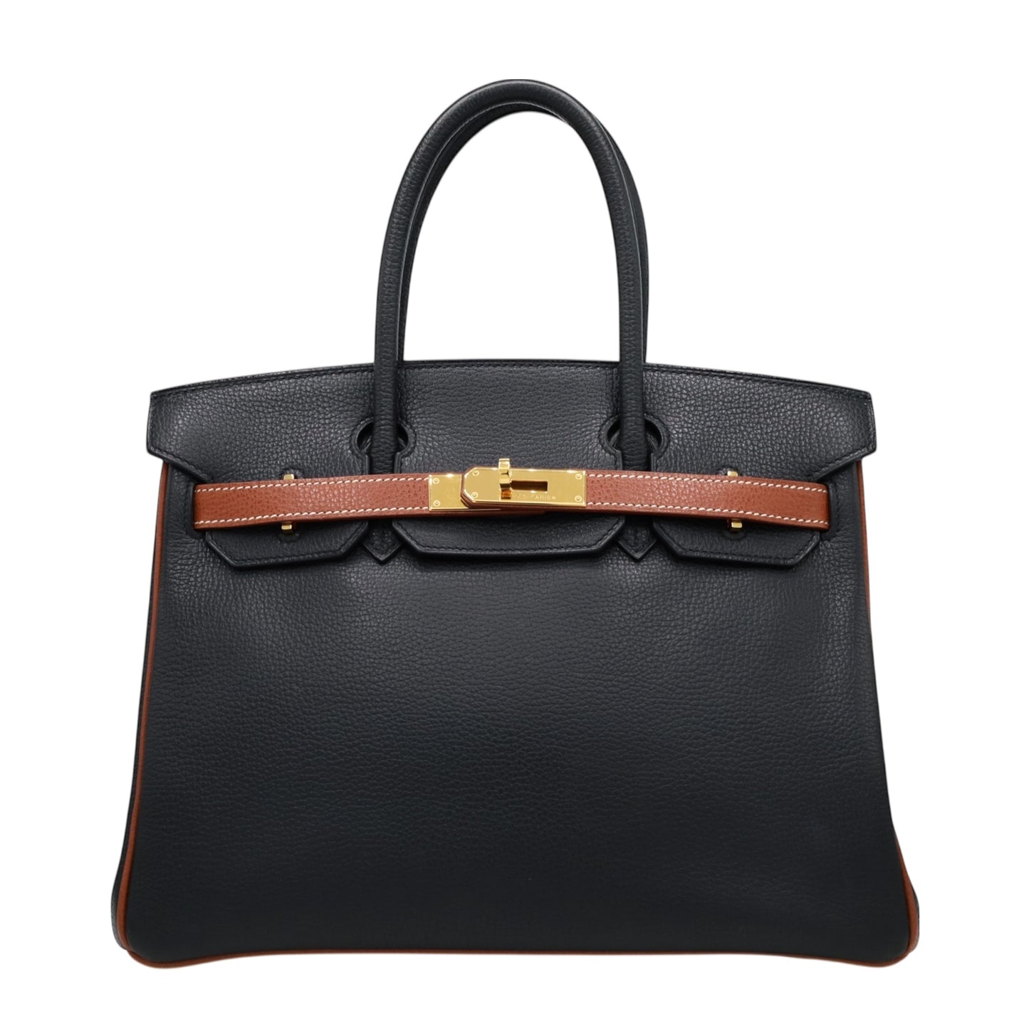 バーキン30　ヴァッシュリエージュ　ブラック　ノアゼット　GP　□K刻印