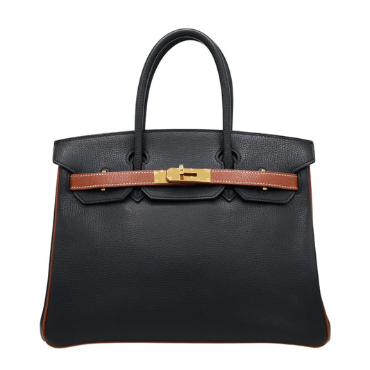 バーキン30　ヴァッシュリエージュ　ブラック　ノアゼット　GP　□K刻印